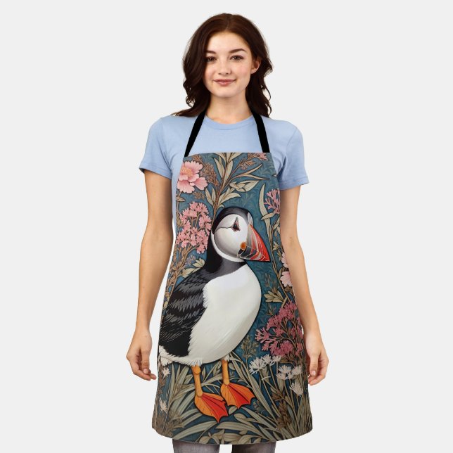 Delantal Flores De Aluminio Y De Araña De Mar William Morri (Gastado)