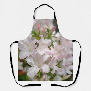 Delantal Flores de Azalea Rosadas en Floración de Primavera