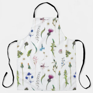 Delantal Flores de bonito Diseño de la libélula