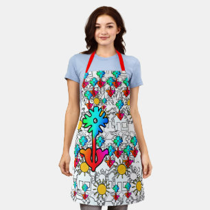 Delantal Flores de Casa Luz del Sol