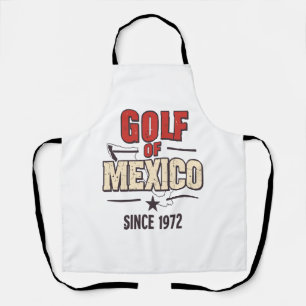 Delantal Flores de club social para esposas de golf