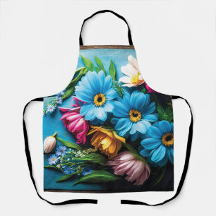 Delantal Flores de colores