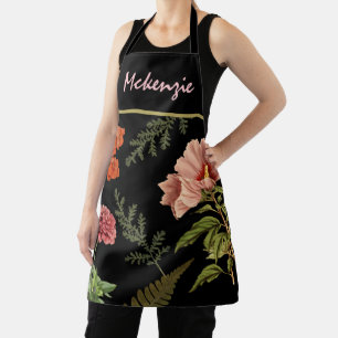 Delantal Flores de época personalizadas