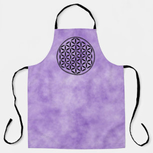 Delantal FLORES DE LA VIDA - Símbolo sagrado de geometría c