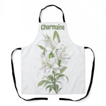 Flores de lirio blanco personalizadas