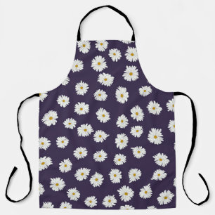 Delantal Flores de margarita: pequeño patrón sin costuras.