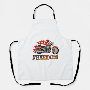 Delantal Flores de motocicleta de libertad