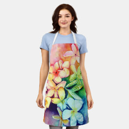 Delantal Flores de plumería de Aloha