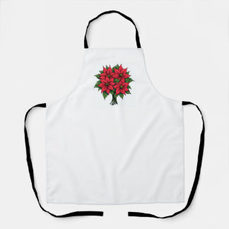 Delantal Flores de Poinsettia Aprons