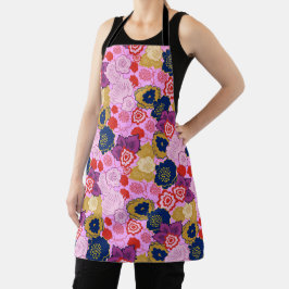 Delantal Flores de primavera