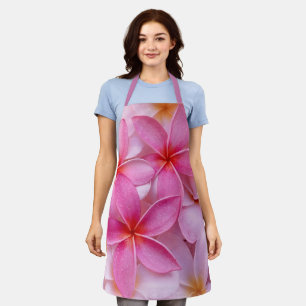 Delantal Flores de verano rosadas de bonito