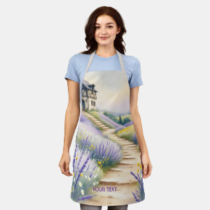 Delantal Flores Fantasy Cute Lavender House
