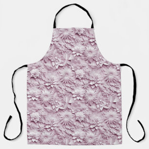Delantal Flores Florales Rosa Apron