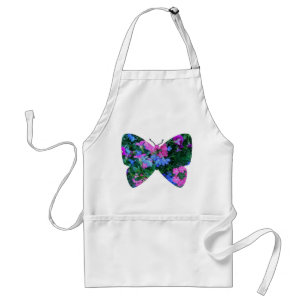 Delantal Flores mixtas Mariposa Apron