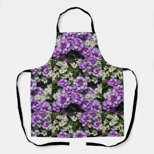 Delantal Flores moradas