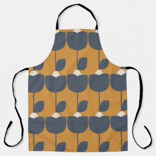 Delantal Flores Retro Modernas: Geométricas Escandinavas.