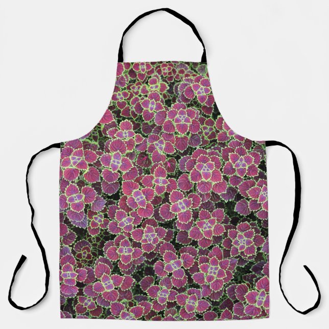 Delantal Flores rosadas (Anverso)