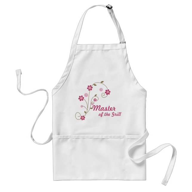 Delantal Flores rosas Apron (Frente)