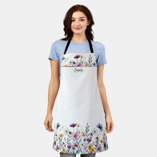 Delantal Flores salvajes Apron personalizado