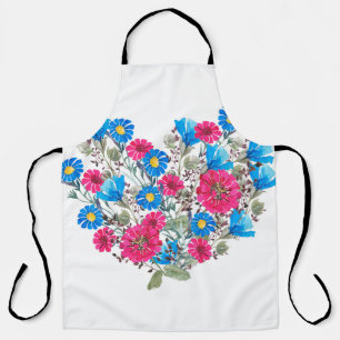 Delantal Flores silvestres brillantes