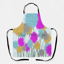 Delantal Flores silvestres de bonito