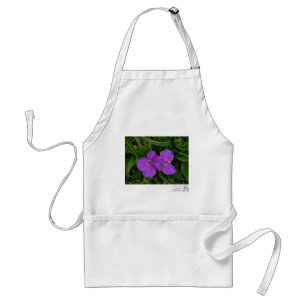 Delantal Flores silvestres Fuchsia Spiderwors Hot Springs G