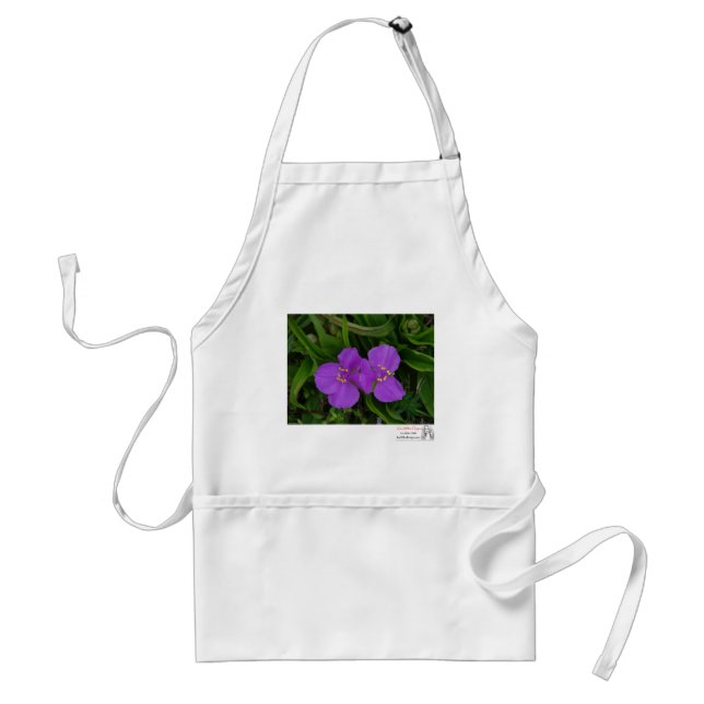 Delantal Flores silvestres Fuchsia Spiderwors Hot Springs G (Frente)