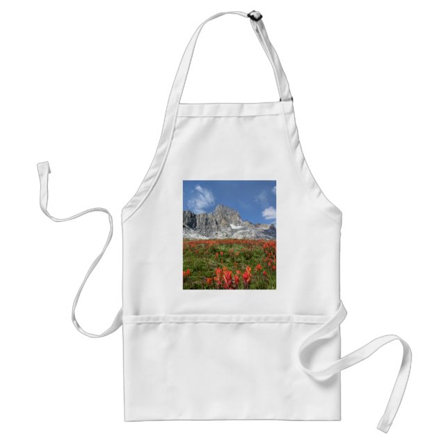 Delantal Flores silvestres pico de banner - Wilderness de A (Frente)