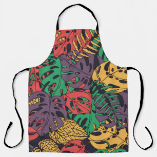 Delantal Flores tropicales vintage sin fisuras
