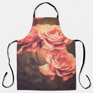 Delantal Flores vintage, flor, rosa, antigüedades, bac