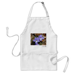 Delantal FloresSilvestres Violeta de Pie de Pájaro III Rega
