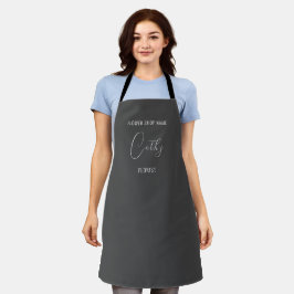 Delantal Florist Business Name Employee Apron