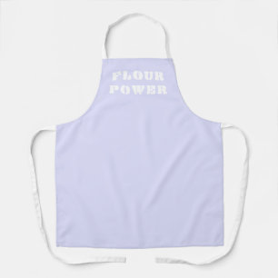 Delantal Flour Power Light Periwinkle Purple Apron