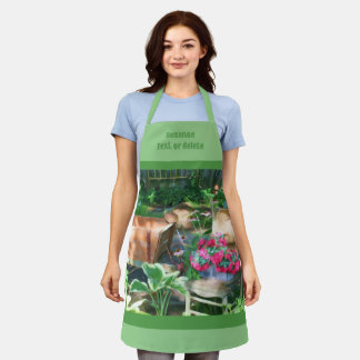 Delantal Flower Garden Antiguo Presidente Personalizado