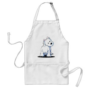 Delantal Fluffy Butt Westie