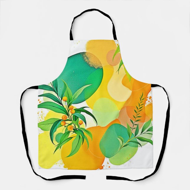 Delantal Flujo de Alegría Orgánica (Anverso)