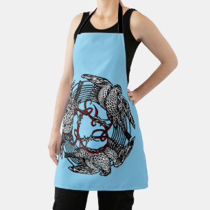 Delantal Folleto de antigüedades Tres halcones William de M