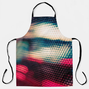 Delantal fondo abstracto con luces de bokeh desenfocadas y