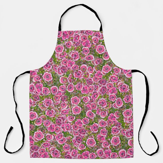 Delantal fondo abstracto impecable. flujo textil de fábrica (Anverso)