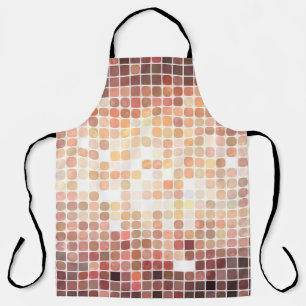 Delantal fondo abstracto. mosaico dorado. cavar ilustracion