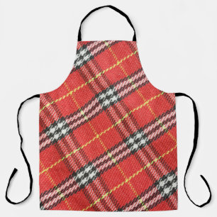 Delantal Fondo clásico de textura de tartán