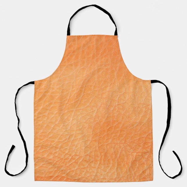 Delantal  Fondo de cuero marrón. abstracto, accesorios,  (Anverso)