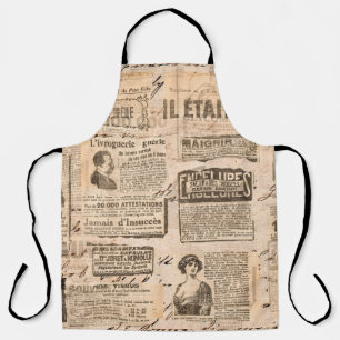 Delantal Fondo de estilo vintage creativo. Textura de papel