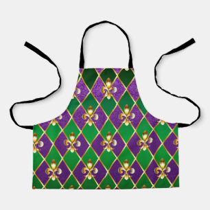 Delantal Fondo de joyería Mardi Gras