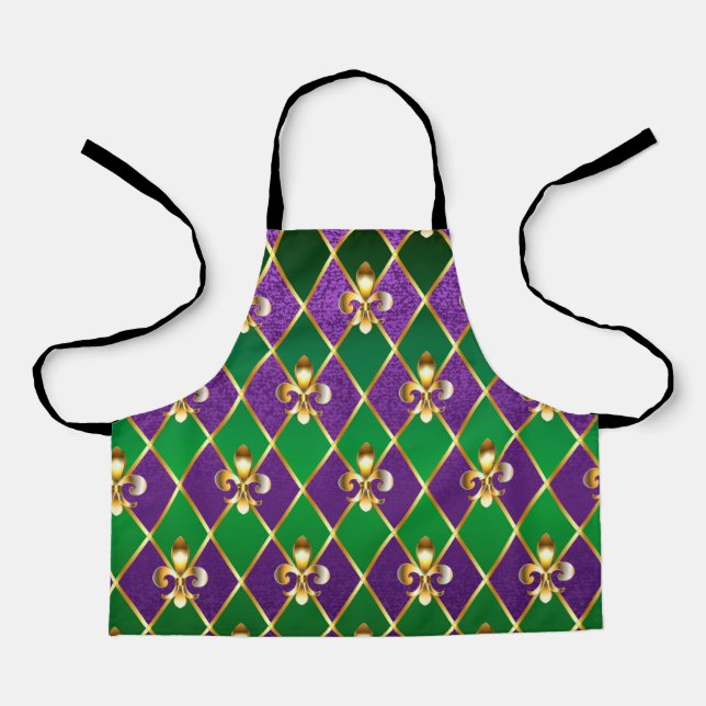 Delantal Fondo de joyería Mardi Gras (Anverso)
