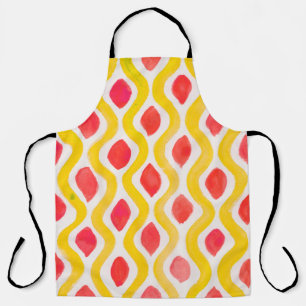 Delantal Fondo de las acuarelas abstractas