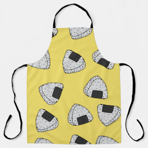 Delantal Fondo de Onigiri (bola de arroz japonesa). Sin inc