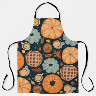 Delantal Fondo de patrón de otoño impecable