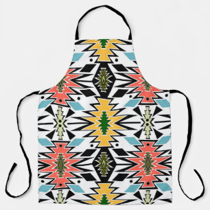 Delantal Fondo de patrón ornamental africano tribal sin ma
