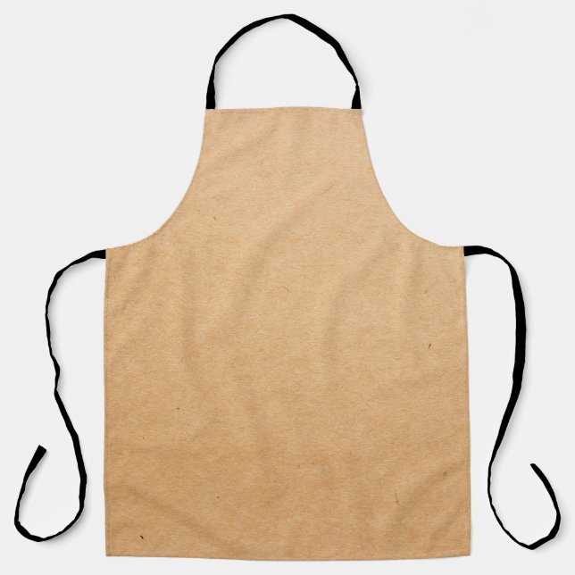 Delantal Fondo de textura marrón de papel (Anverso)